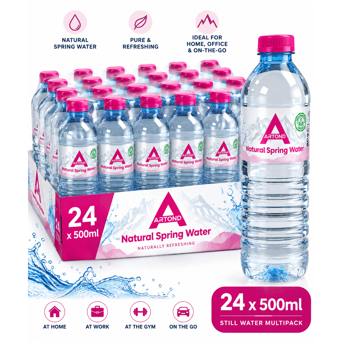 Artond Natural Still Spring Water 500ml Bottles