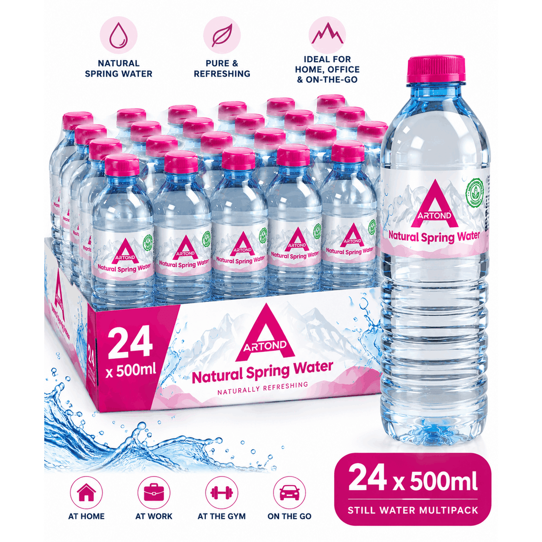 Artond Natural Still Spring Water 500ml Bottles
