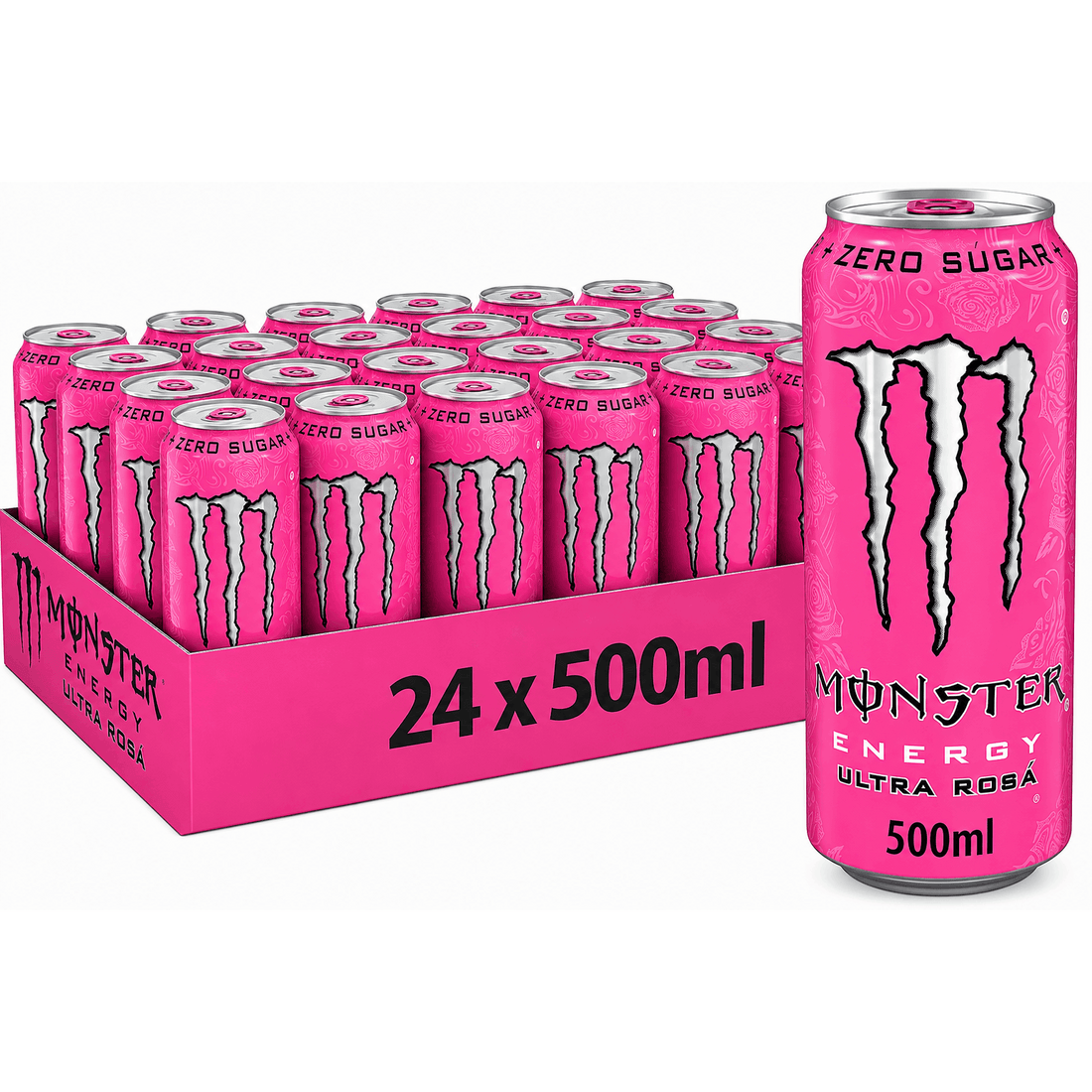 Monster Energy Ultra Rosa Zero Sugar 500ml Cans