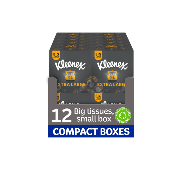 Kleenex Extra Large Soft Facial Tissues (Pack Of 12)