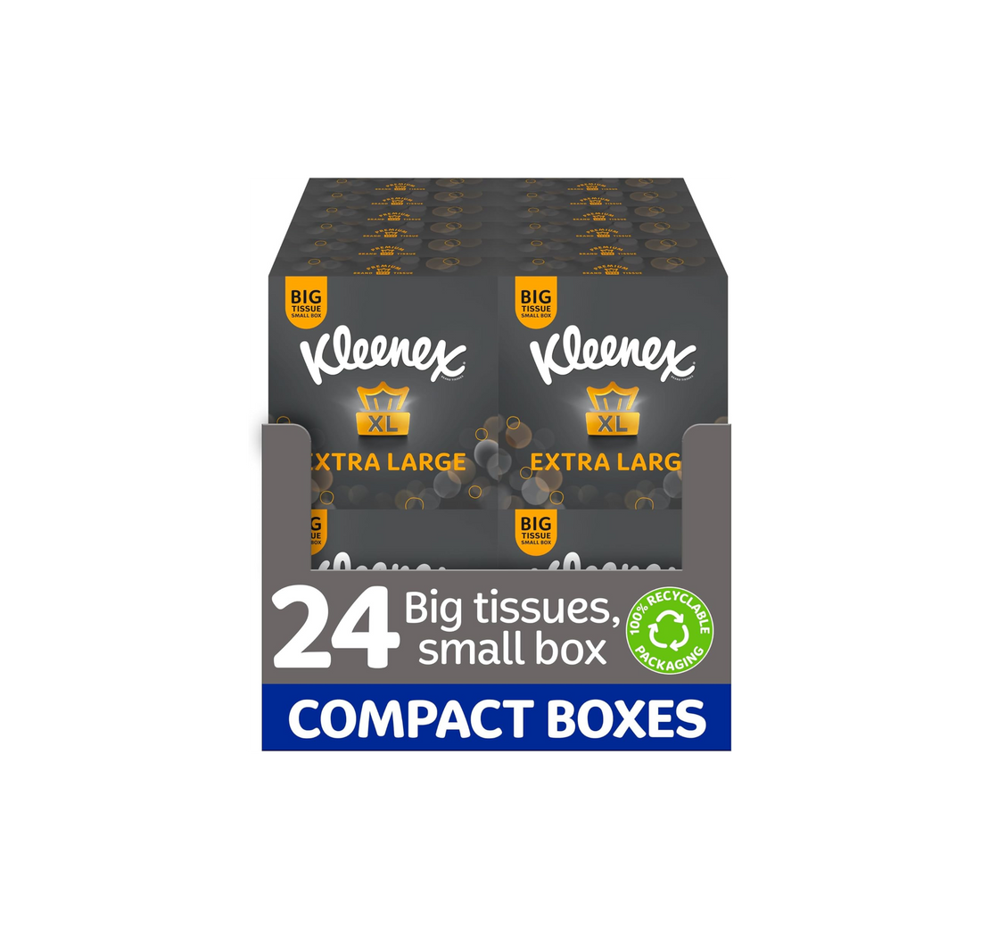 Kleenex Extra Large Soft Facial Tissues (Pack Of 24)