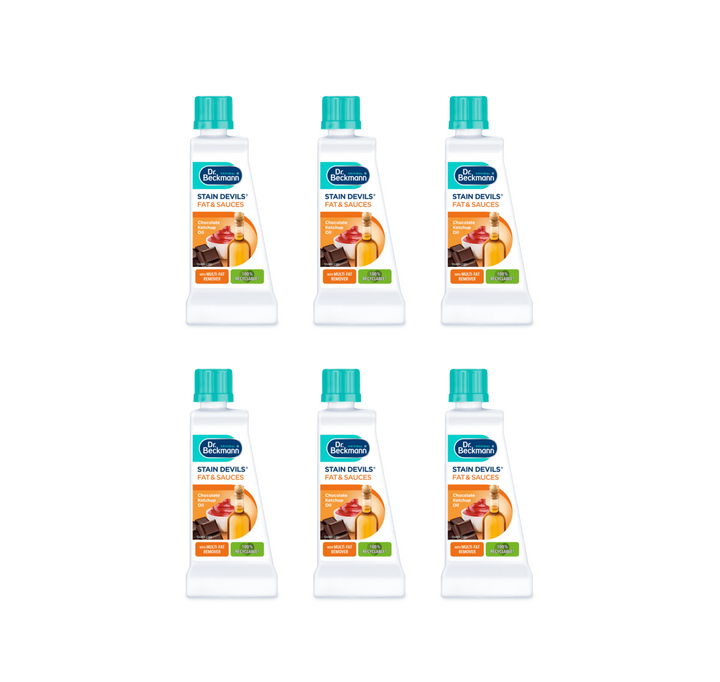 Dr Beckmann Stain Devil Fat & Sauces (Pack Of 6)
