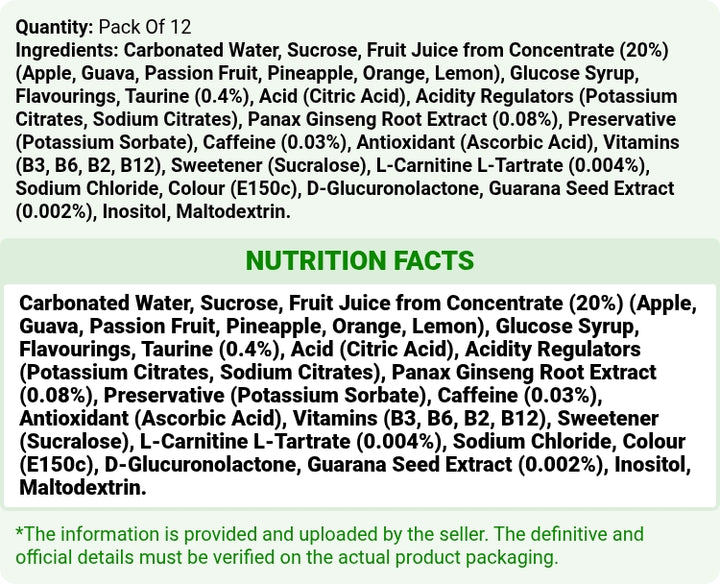 Monster Energy Juiced Ripper 500ml Cans