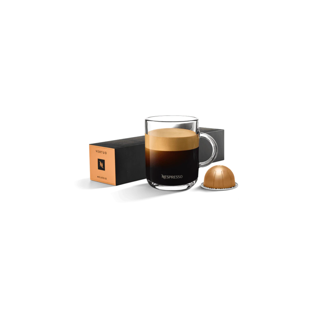 Nespresso Vertuo Melozio Coffee Pods 10 Capsules (1 Sleeve) – Compatible with Nespresso Vertuo Machines