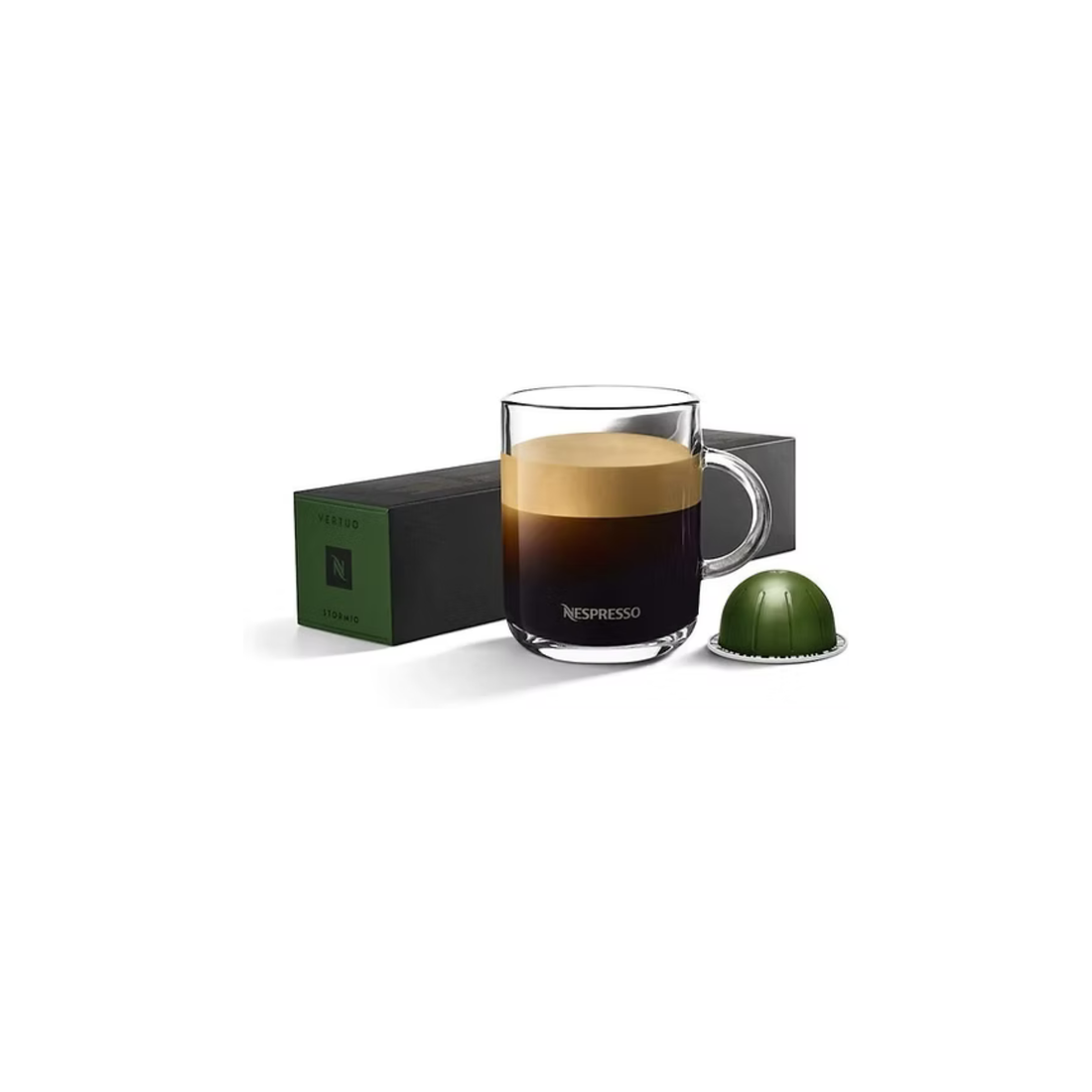 Nespresso Vertuo Stormio Coffee Pods 10 Capsules (1 Sleeve) – Compatible with Nespresso Vertuo Machines