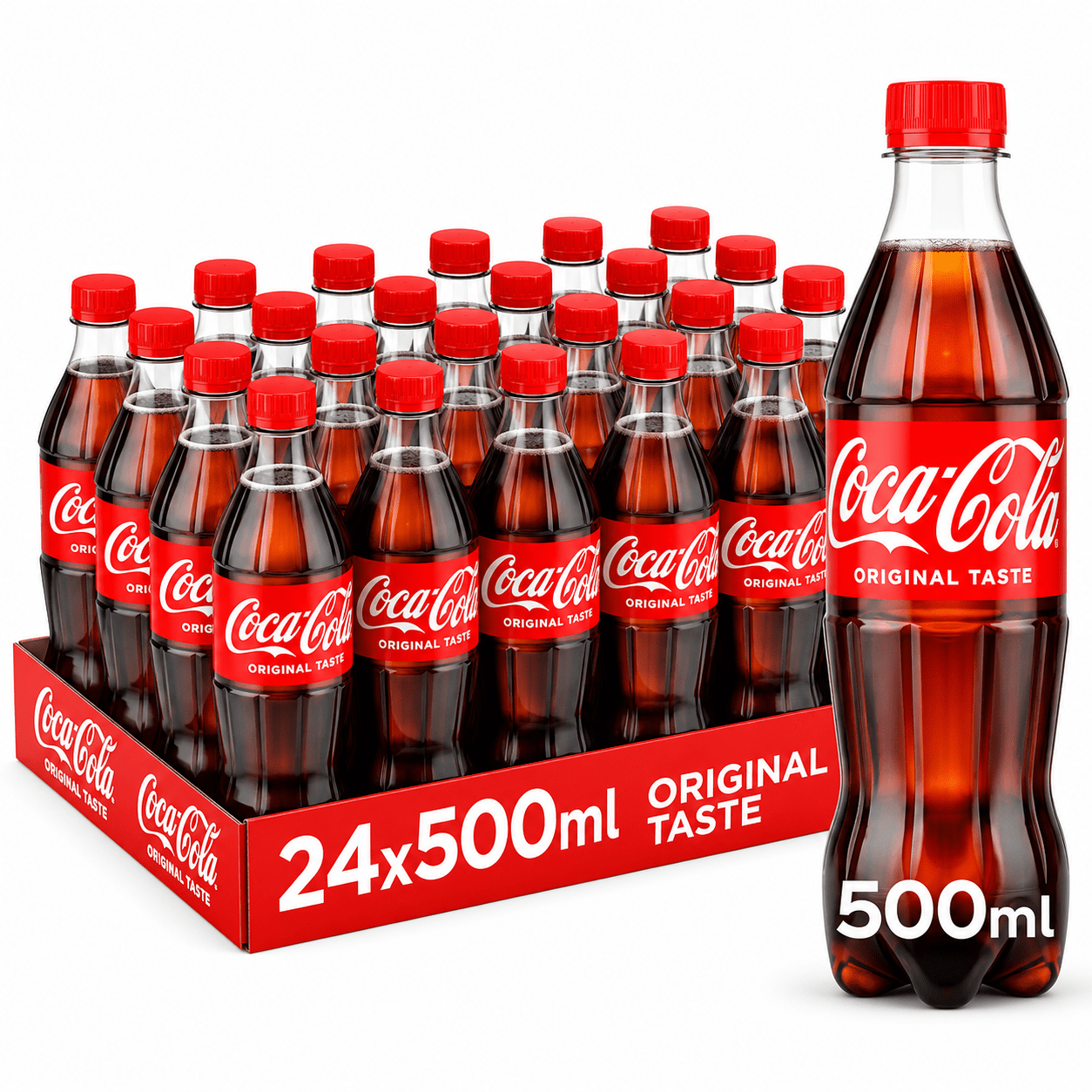 Coca-Cola Original Taste 500ml Bottles