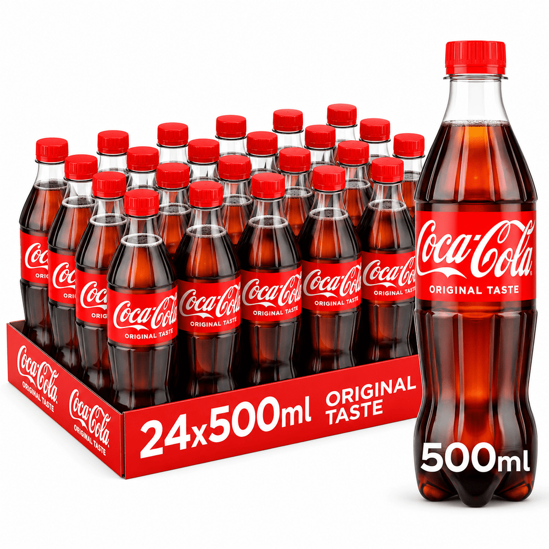 Coca-Cola Original Taste 500ml Bottles