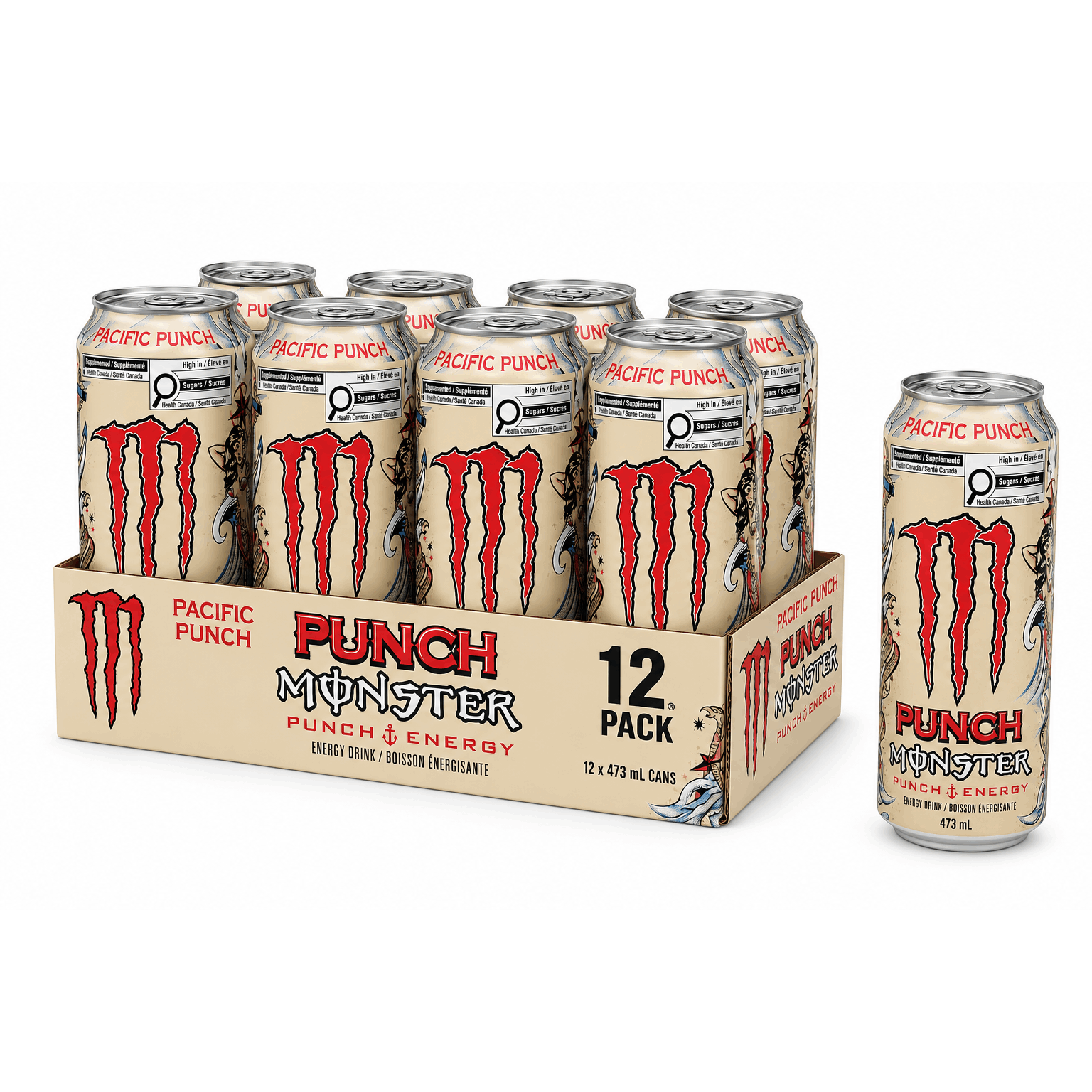 Monster Energy Pacific Punch 473ml Cans