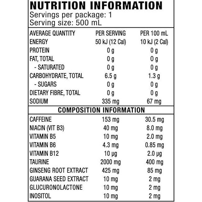 Monster Energy Ultra Zero Sugar Mixed Flavour 12 x 500ml Cans
