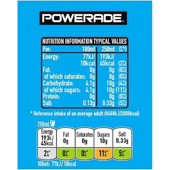 Powerade Berry & Tropical Isotonic Sports Drink 500ml Bottles