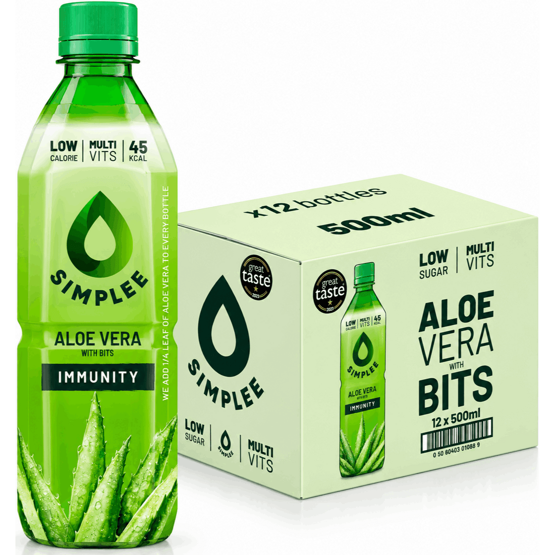 Simplee Aloe Vera Drink with Pulp Original 500ml Bottles