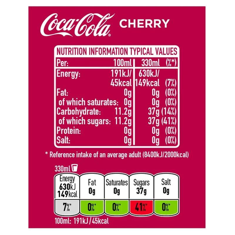 Coca-Cola Cherry 330ml Cans