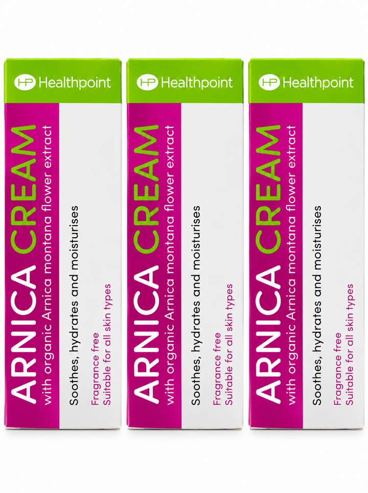 Healthpoint Arnica Cream with Organic Arnica Montana Flower Extract (Pack Of 3)– Fragrance Free, Suitable for All Skin Types