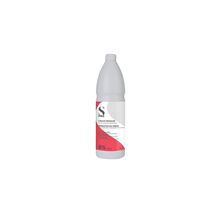 S-PRO Cream Peroxide 6%/20V 1L (Salon Services), Ivory