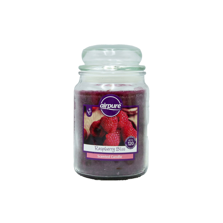 Airpure Candle Jar 180z Raspberry Blis