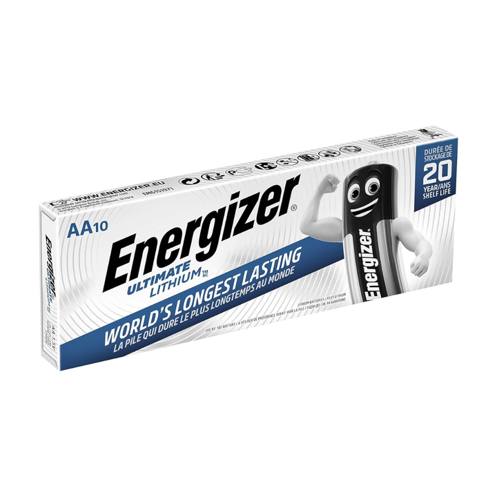 Energizer Ultimate Lithium Batteries AAA Leak proof construction- 10 Pack
