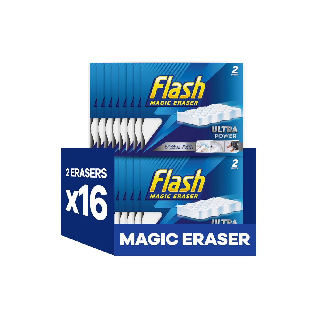 Flash Magic Eraser 2pk (Pack Of 16)