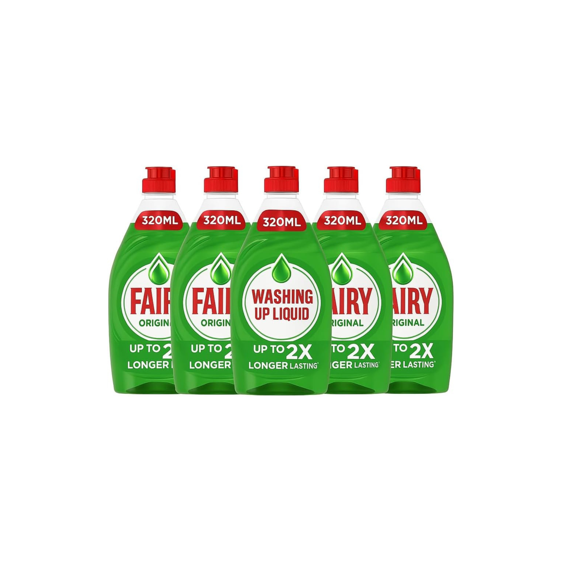 Fairy Original Washing Up Liquid 320ml (Pack Of 5)