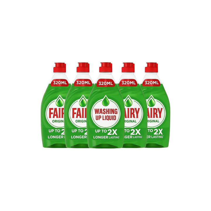 Fairy Original Washing Up Liquid 320ml (Pack Of 5)