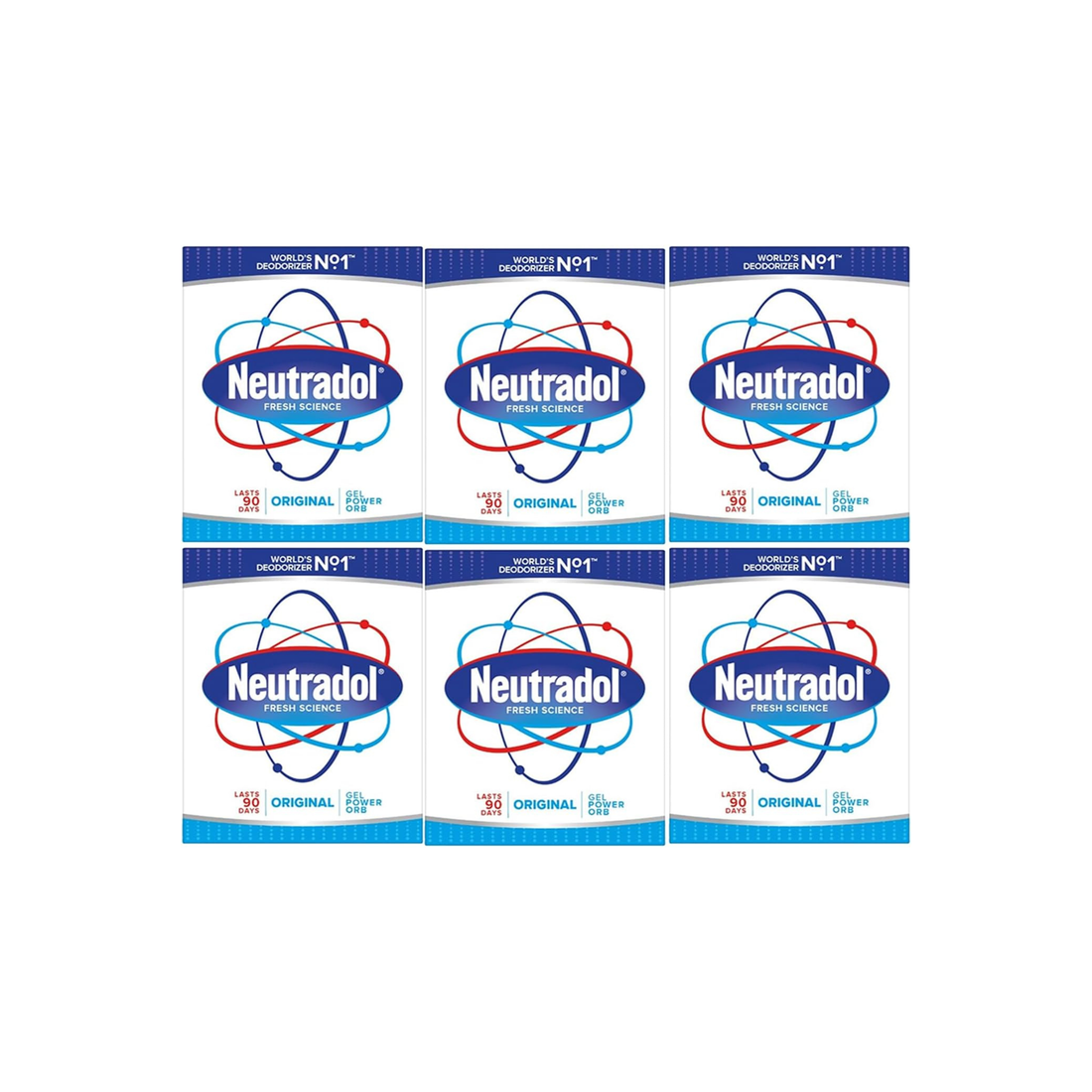 Neutradol Gel Air Freshner Original 135g Pack Of 6