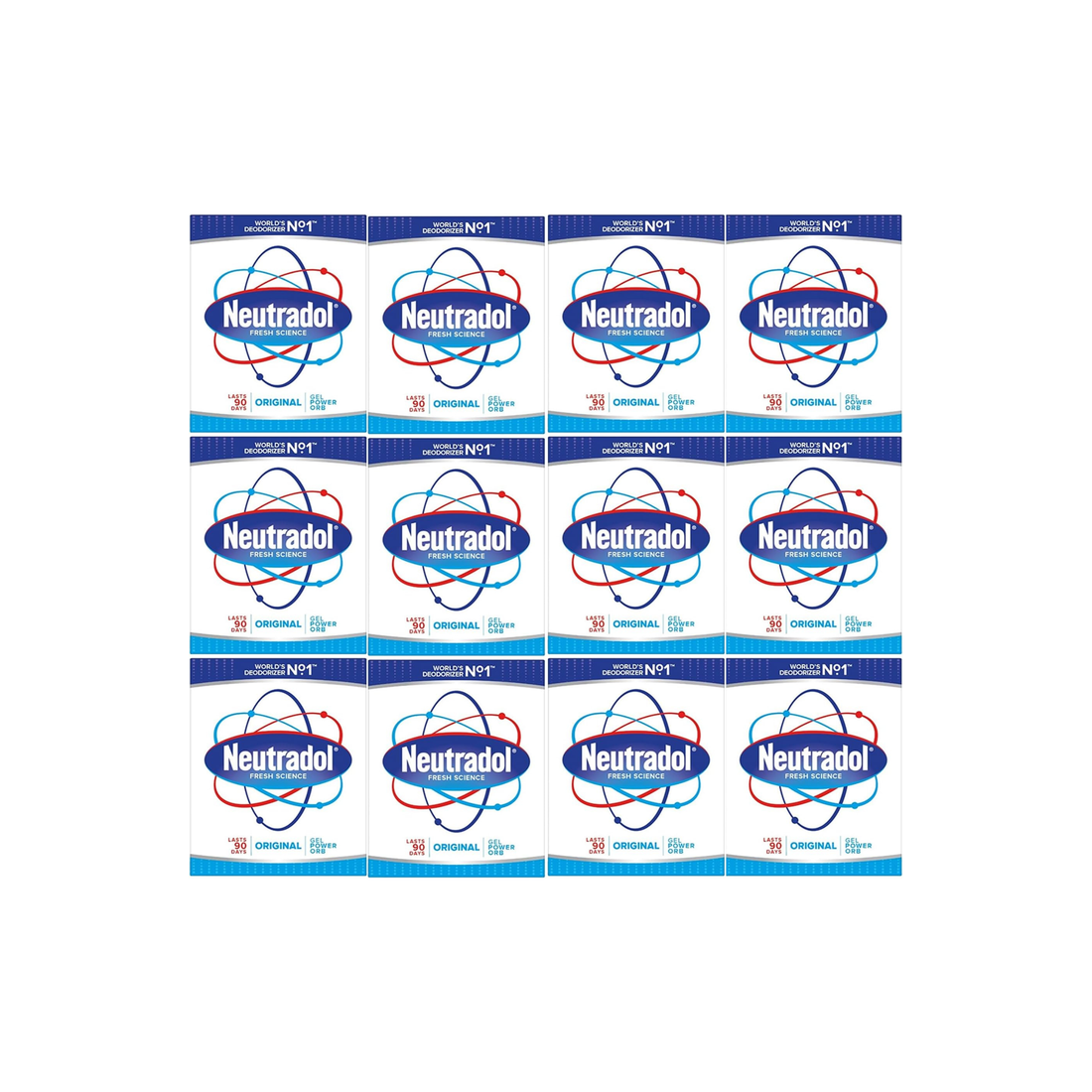 Neutradol Gel Air Freshner Original 135g (Pack Of 12)