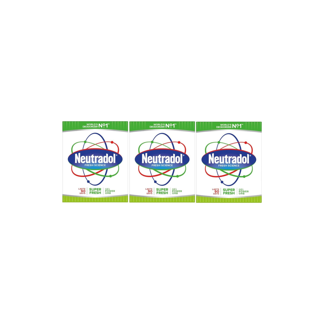 Neutradol Gel Air Freshner Super Fresh 135g (Pack Of 3)