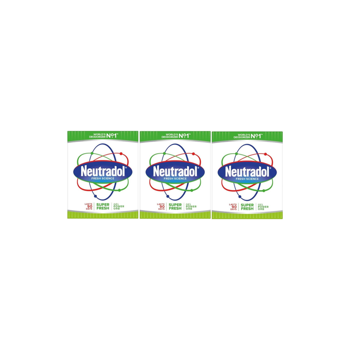 Neutradol Gel Air Freshner Super Fresh 135g (Pack Of 3)