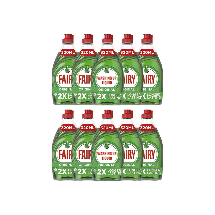 Fairy Original Washing Up Liquid 320ml (Pack Of 10)
