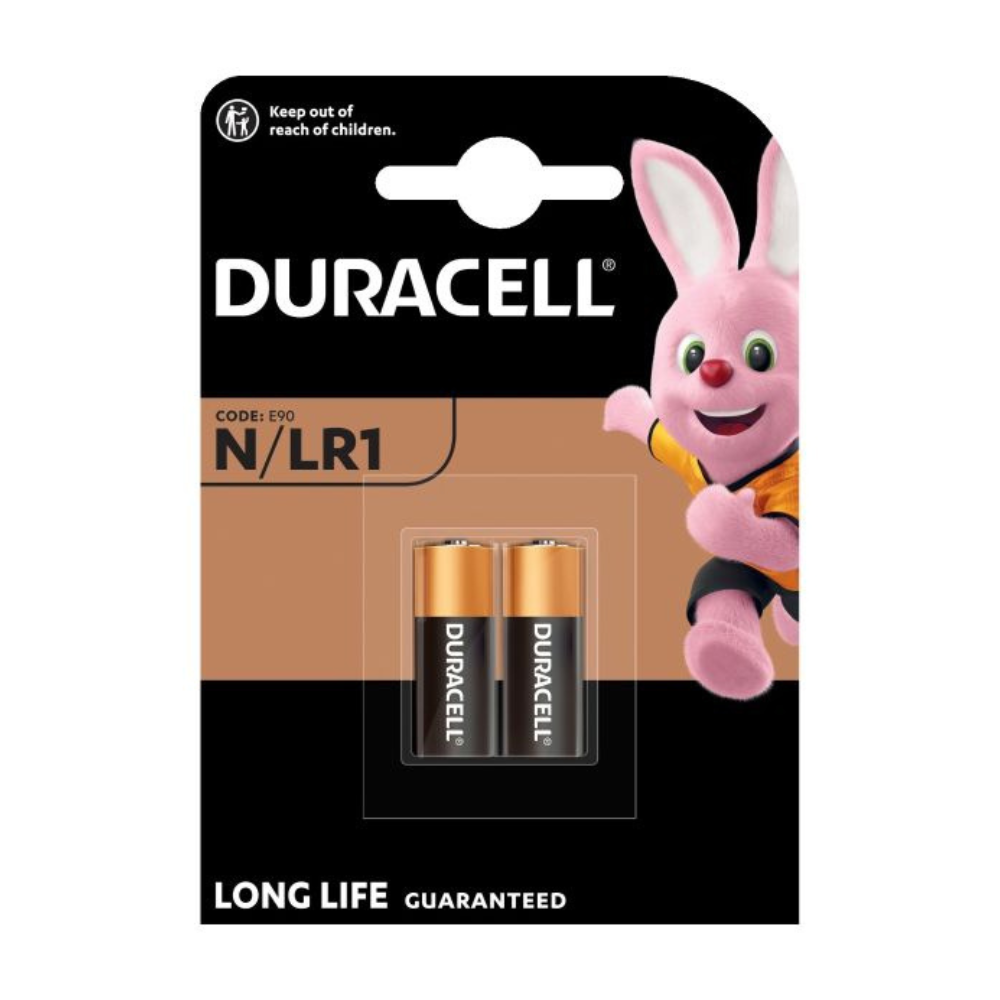 Duracell Battery Alkaline Size N/LR1 2 Pack