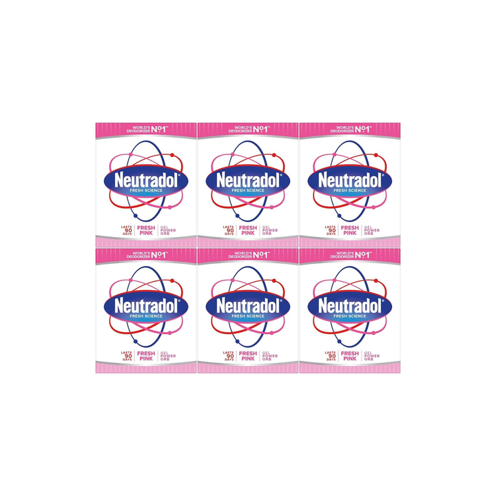 Neutradol Gel Air Freshner Pink Fresh 135g (Pack Of 6)