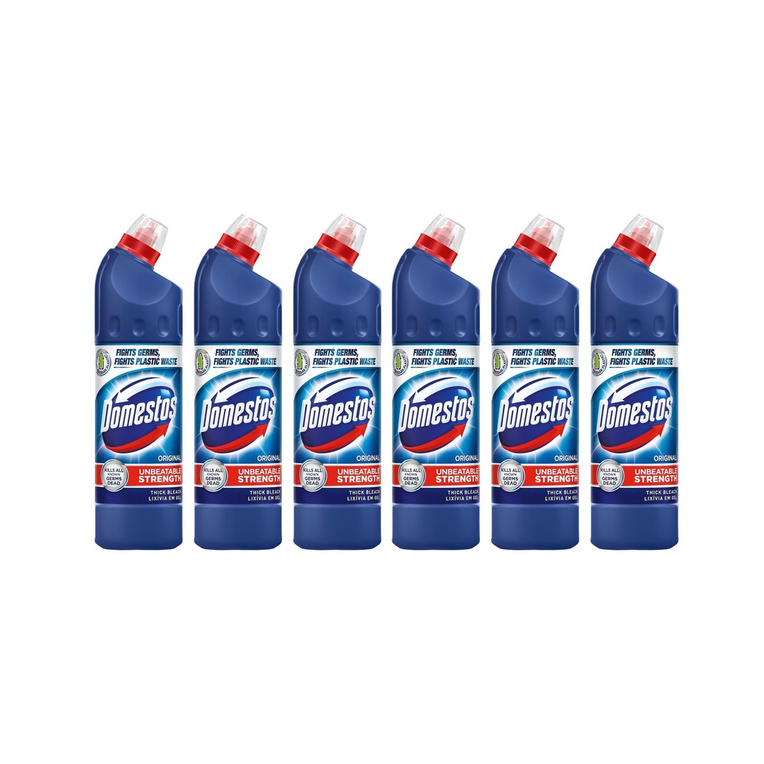 Domestos Toilet Bleach Original 750ml (Pack Of 6)