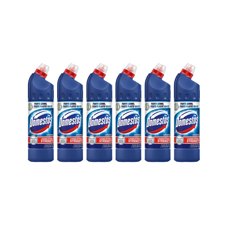 Domestos Toilet Bleach Original 750ml (Pack Of 6)