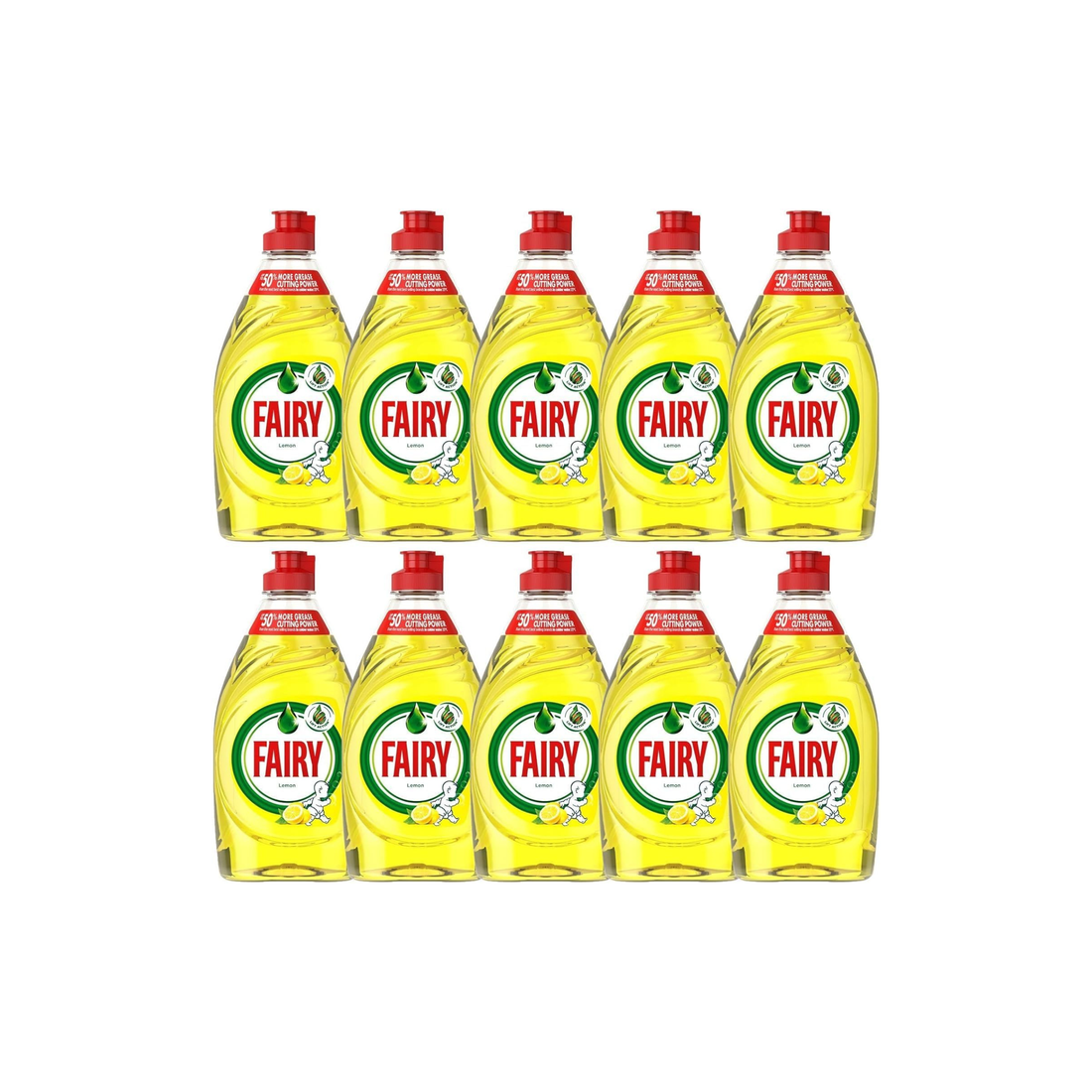 Fairy Lemon Washing Up Liquid 320ml (Pack Of 10)