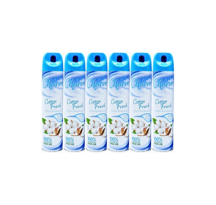 Charm Air Freshener Cotton Fresh Pack Of 6
