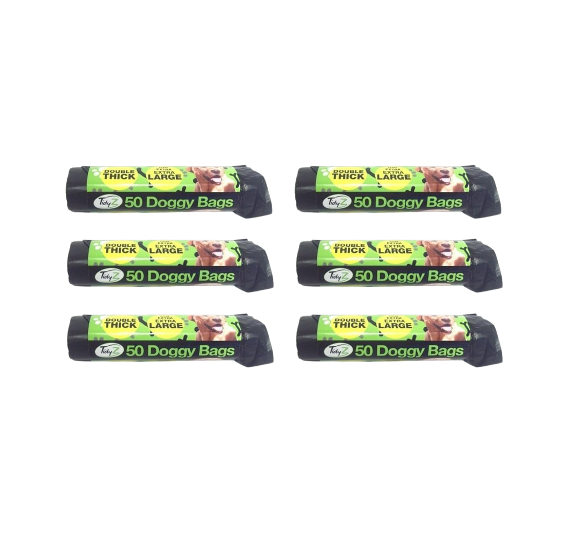 Tidyz Extra Large Doggy Bags Extra Strong (Pack Of 6)