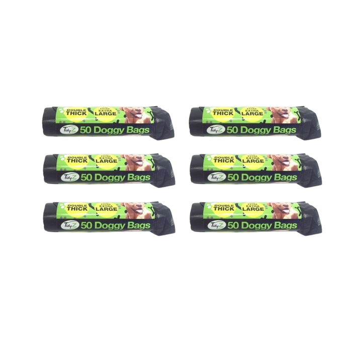 Tidyz Extra Large Doggy Bags Extra Strong (Pack Of 6)