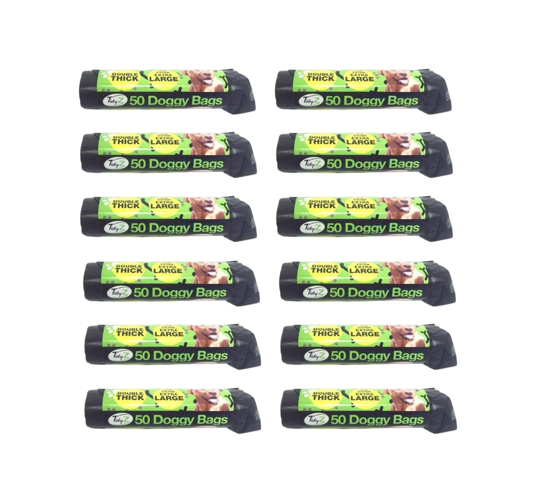 Tidyz Extra Large Doggy Bags Extra Strong (Pack Of 12)