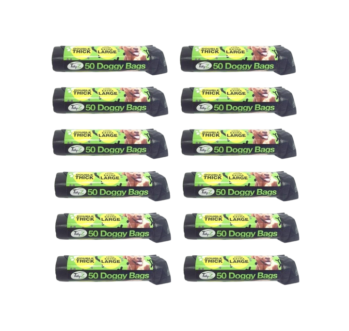 Tidyz Extra Large Doggy Bags Extra Strong (Pack Of 12)