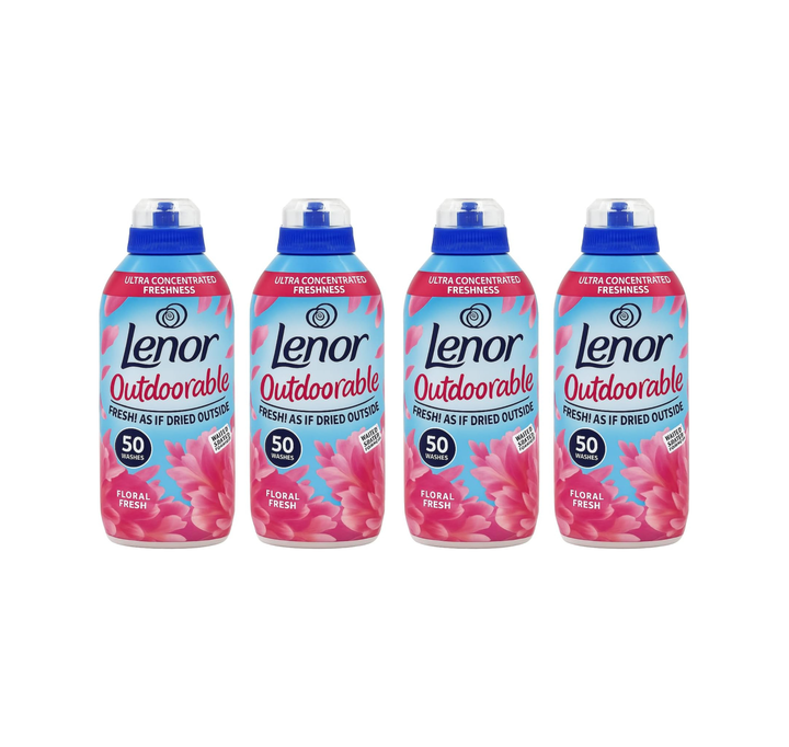 Lenor Outdoorable Floral Fresh 50W (Pack Of 4)