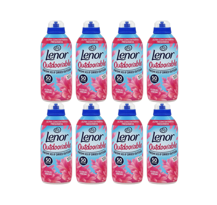 Lenor Outdoorable Floral Fresh 50W (Pack Of 8)