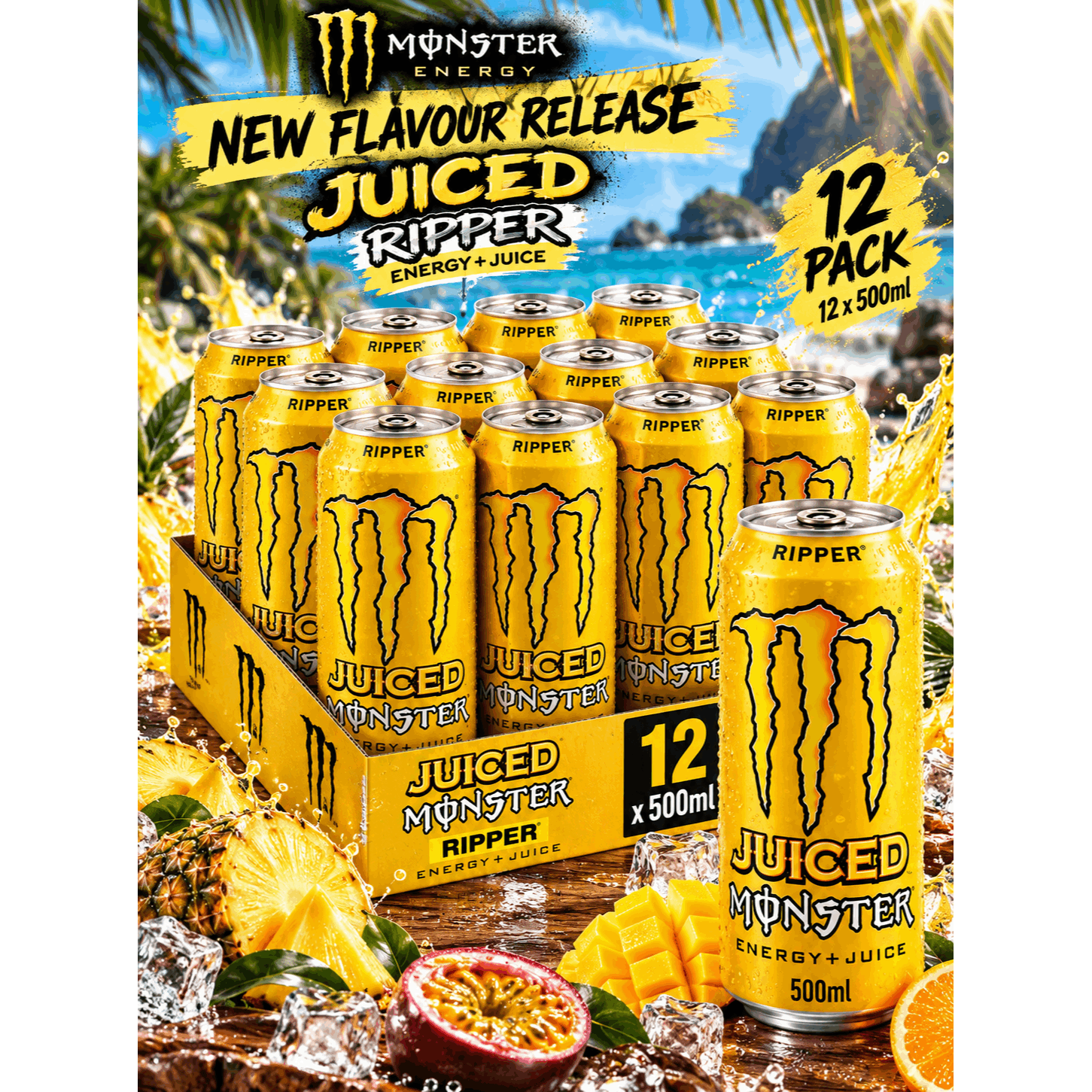 Monster Energy Juiced Ripper 500ml Cans