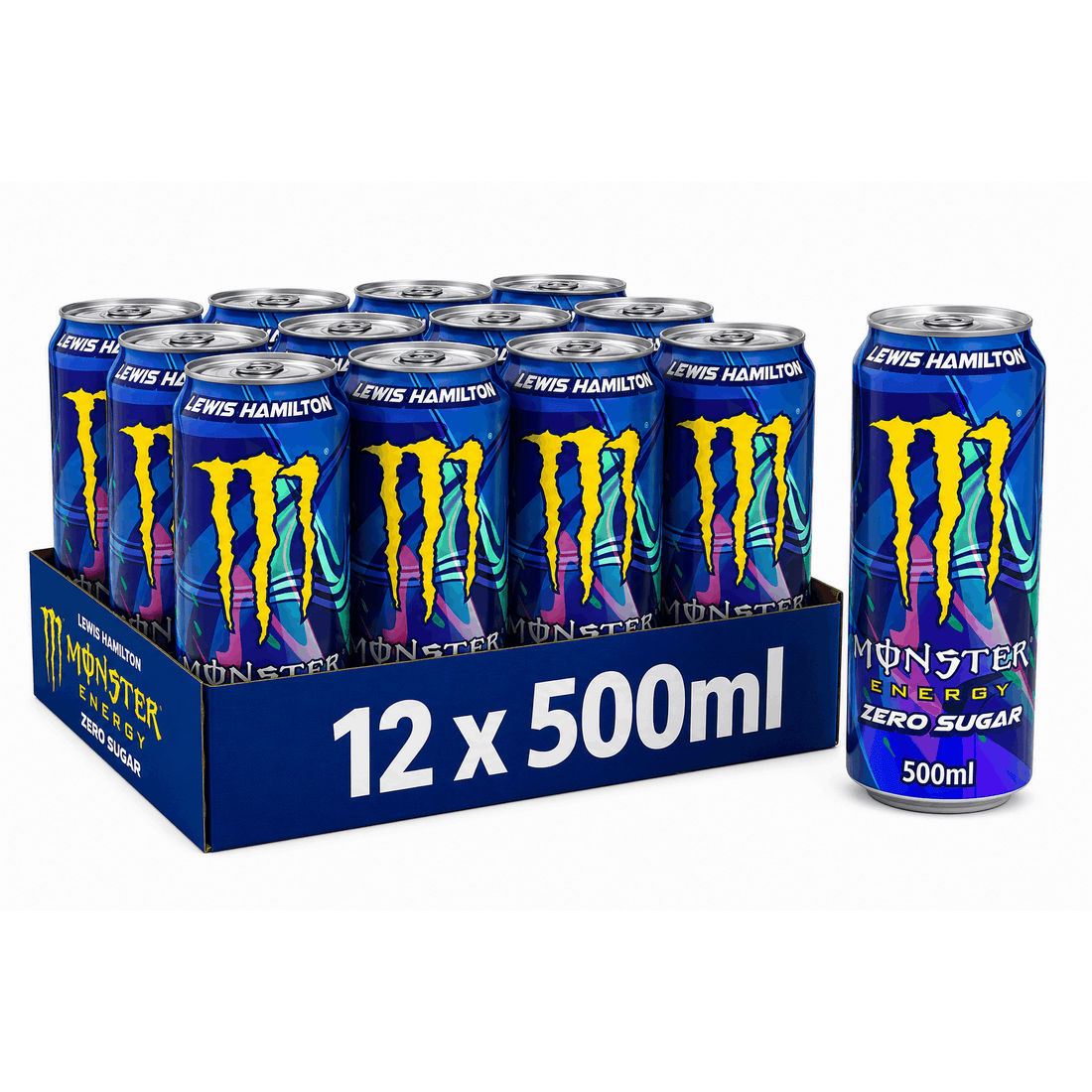 Monster Energy Zero Sugar Lewis Hamilton Edition 500ml Cans