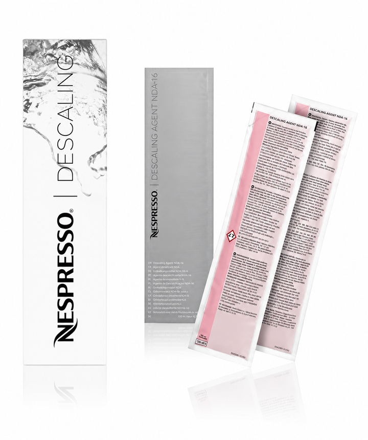 Nespresso Descaling Kit 2 x 100ml Sachets (2 Pack) – Coffee Machine Descaler for Nespresso Original & Vertuo Machines