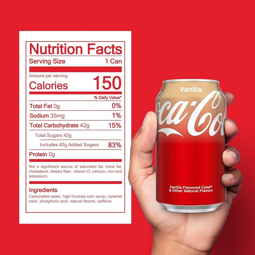 Coca-Cola Vanilla 330ml Cans