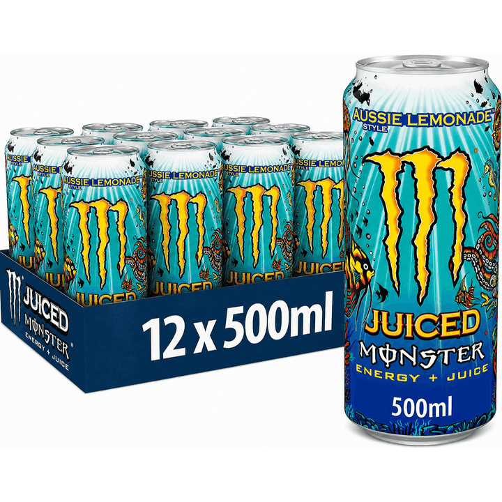 Monster Energy Juiced Aussie Lemonade 500ml Cans