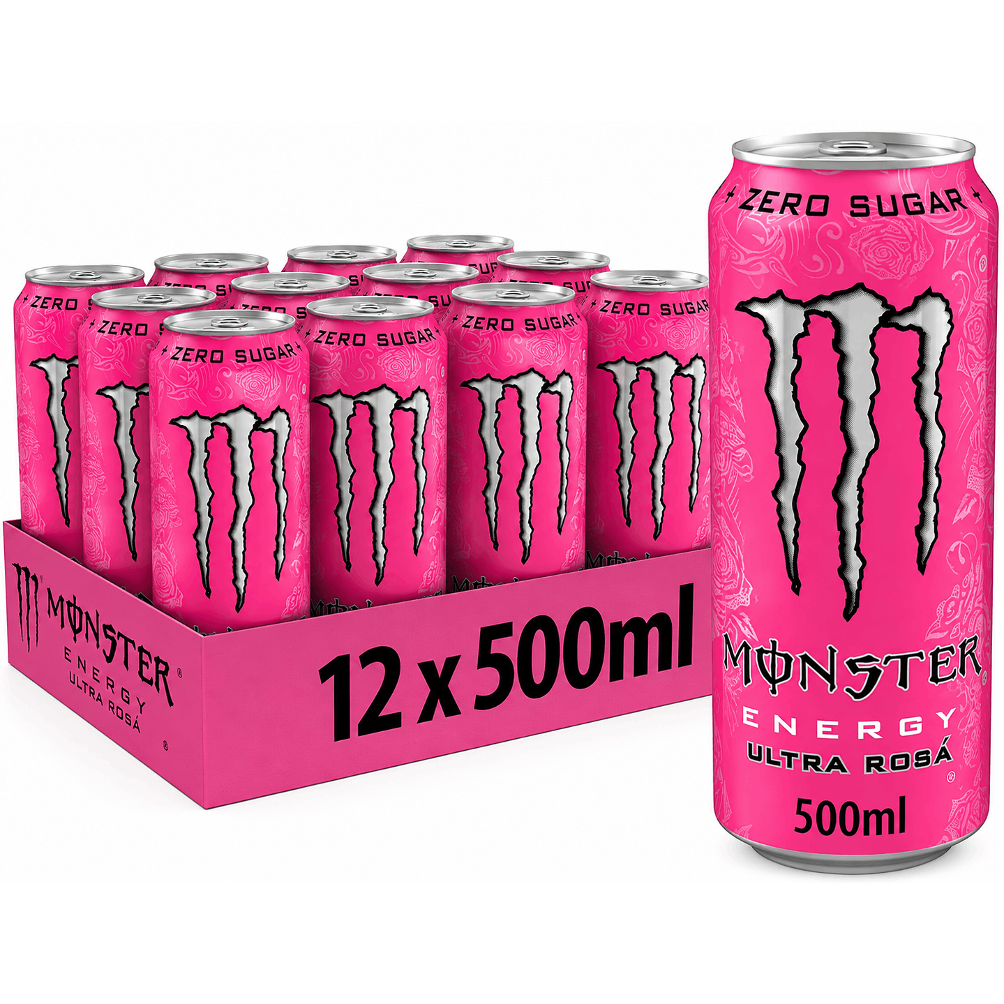 Monster Energy Ultra Rosa Zero Sugar 500ml Cans