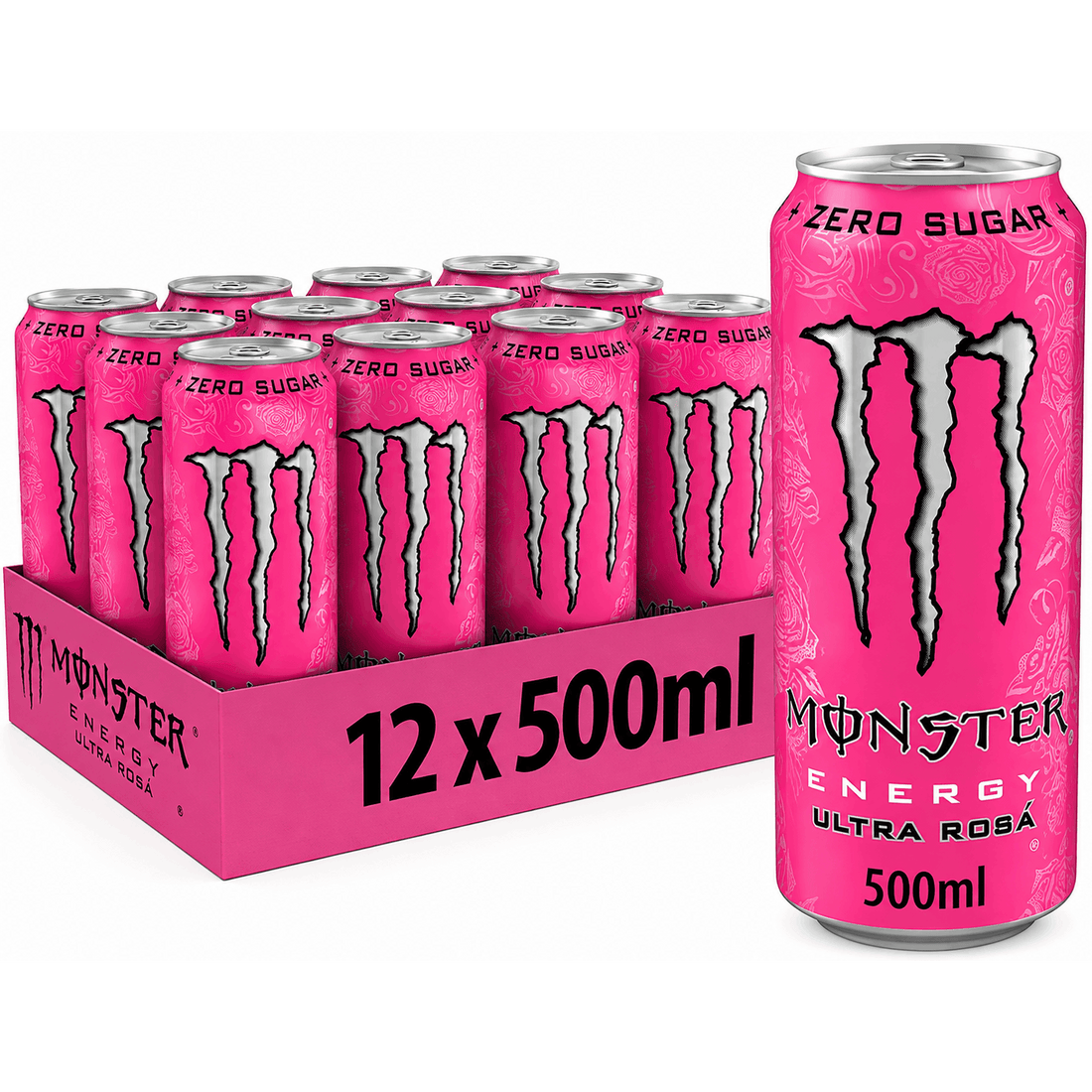 Monster Energy Ultra Rosa Zero Sugar 500ml Cans