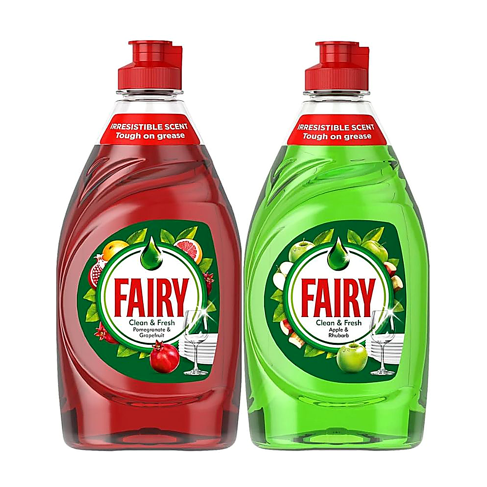 Fairy Clean&Fresh Pomegranate Grapefruit & Apple Rhubarb (Packs Of 2)