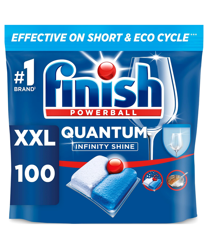 Finish Quantum Infinity Shine, Dishwasher Tablets, Fresh, (100 Tabs)