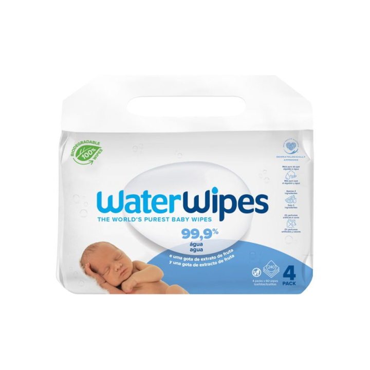 Water Wipes 240 Count(Packs Of 4)